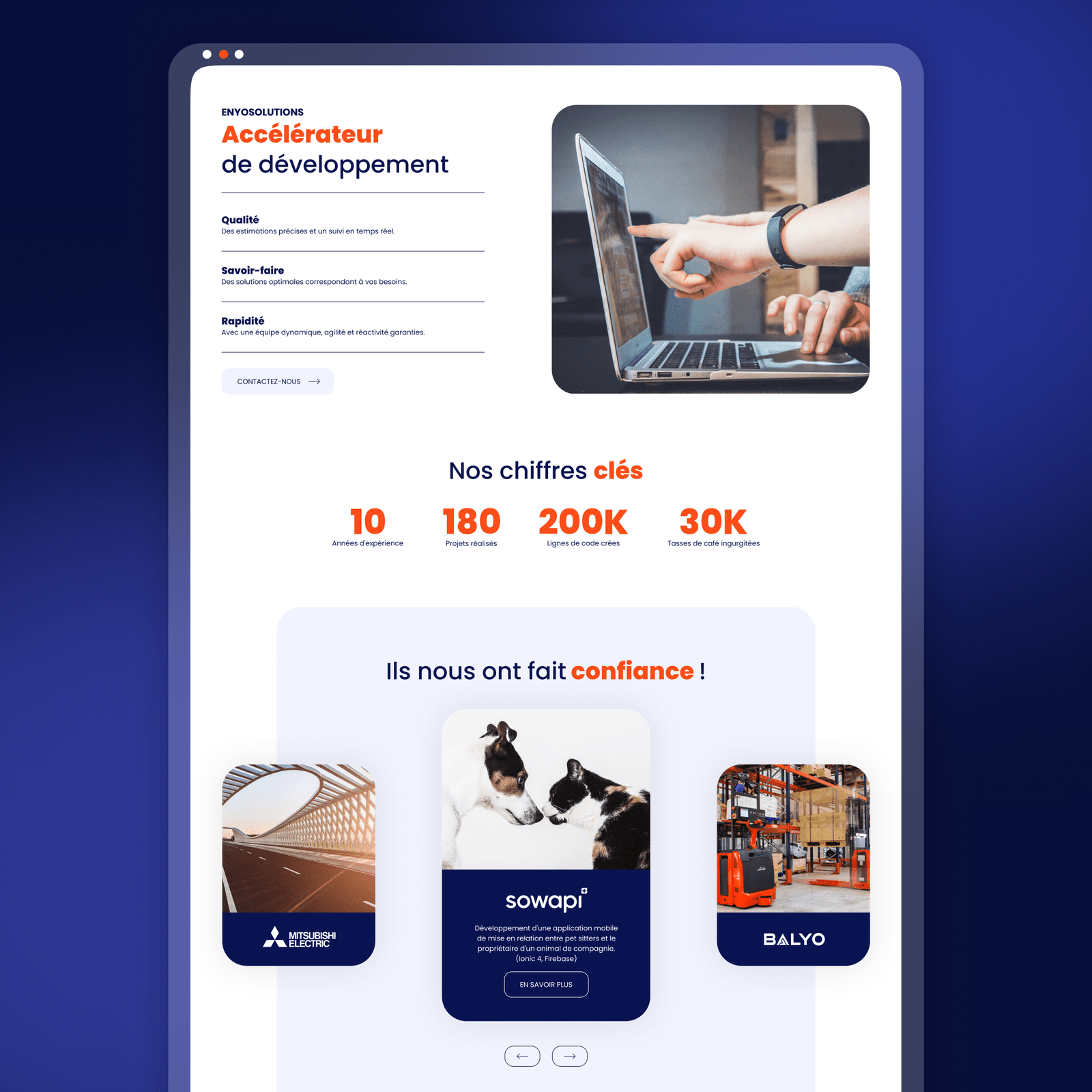 Studio Nanou, Studio de communication graphique - enyosolutions - Refonte site web - UI Design - UX Design