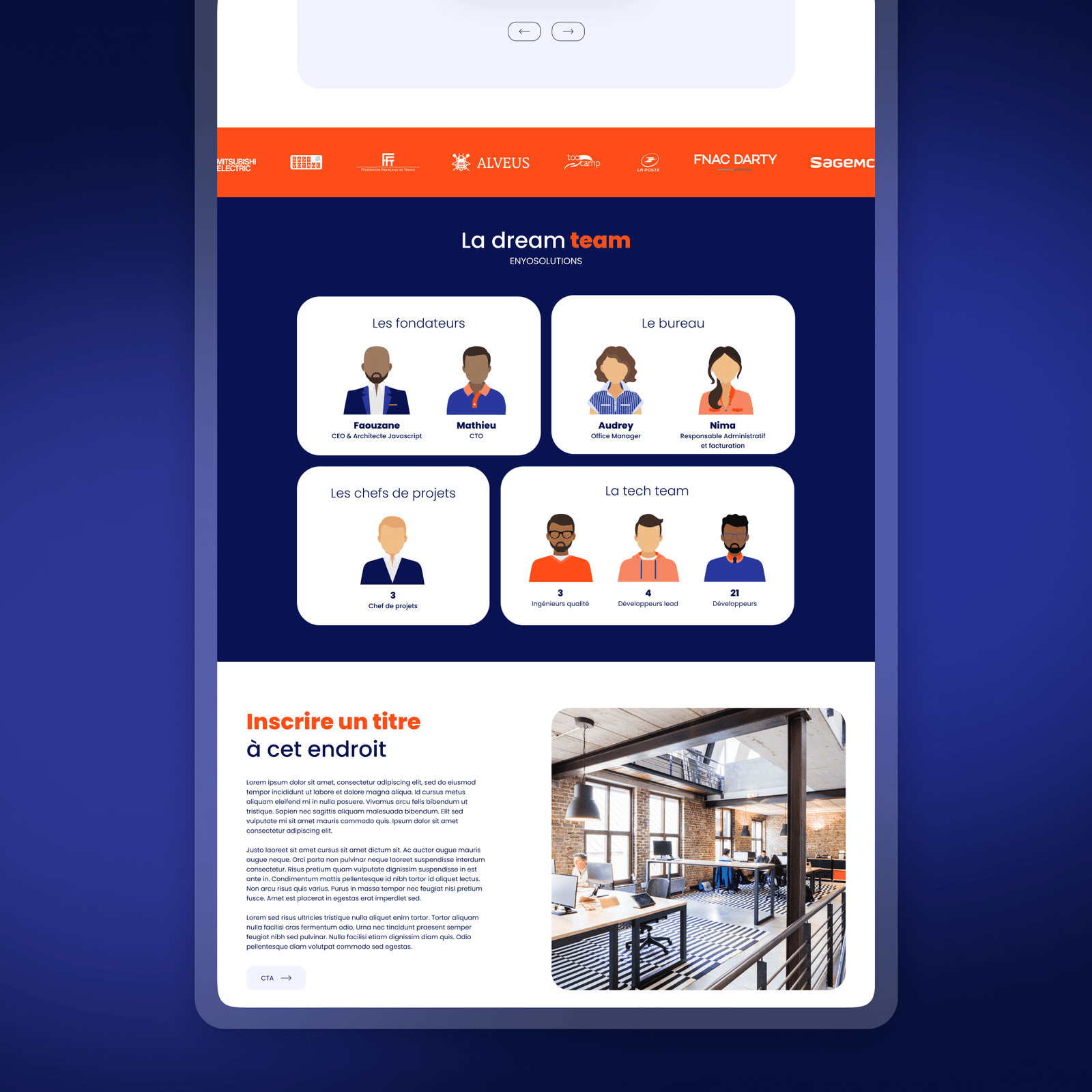 Studio Nanou, Studio de communication graphique - enyosolutions - Refonte site web - UI Design - UX Design